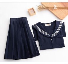 画像7: 大きいサイズあり　可愛いスタンダードセーラー服 学生服 女子高生制服 コスプレ 衣装 通販 (7)