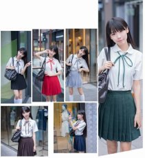 画像1: 大きいサイズあり 6カラー可愛いシンプル学生服 女子高生制服 コスプレ 衣装 通販 (1)