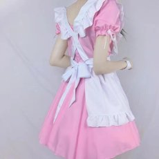 画像5: 可愛いピンクロリータメイド服ワンピース コスプレ 衣装 通販 オーダーメイド (5)